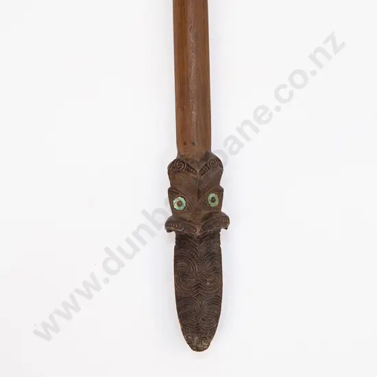 An Early 20th Century Taiaha (Fighting Staff)