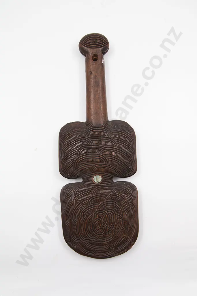 A Late 19th Carved Wood Kotiate Image 1++