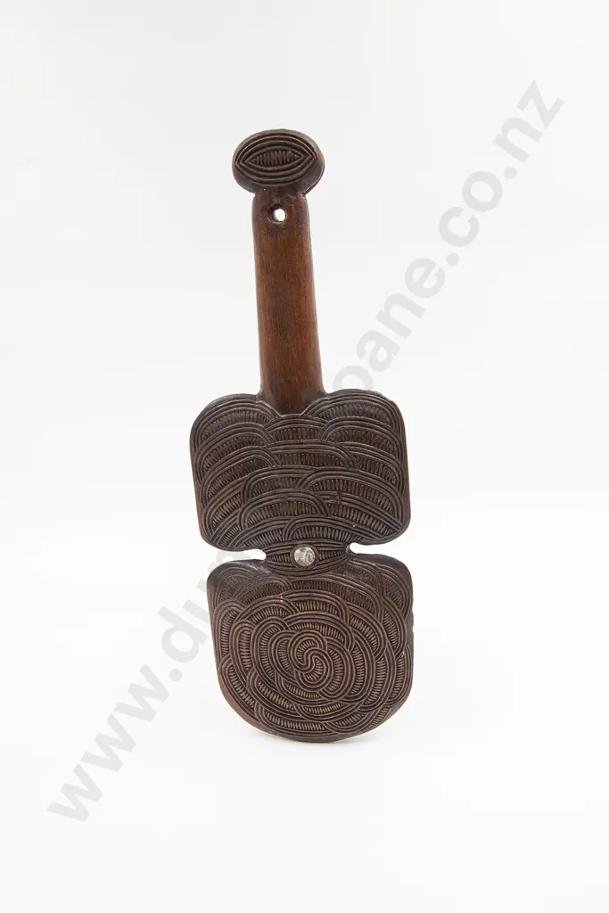 A Late 19th Carved Wood Kotiate Image 1++