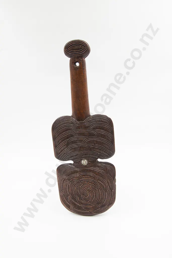 A Late 19th Carved Wood Kotiate Image 1++