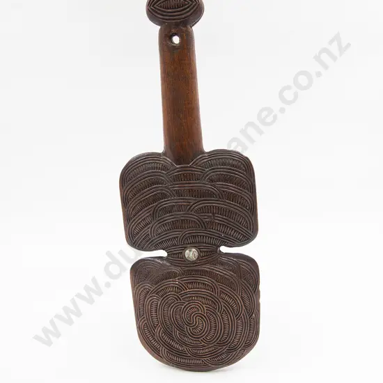 A Late 19th Carved Wood Kotiate