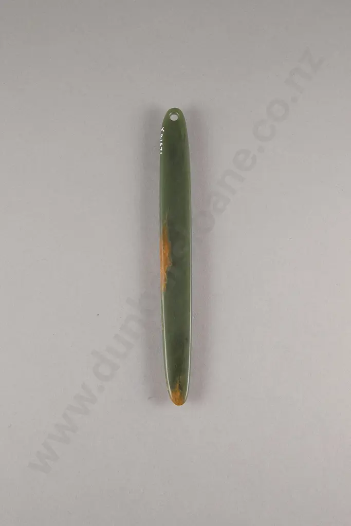 A Large Pounamu Kuru (Pendant) Image 1++