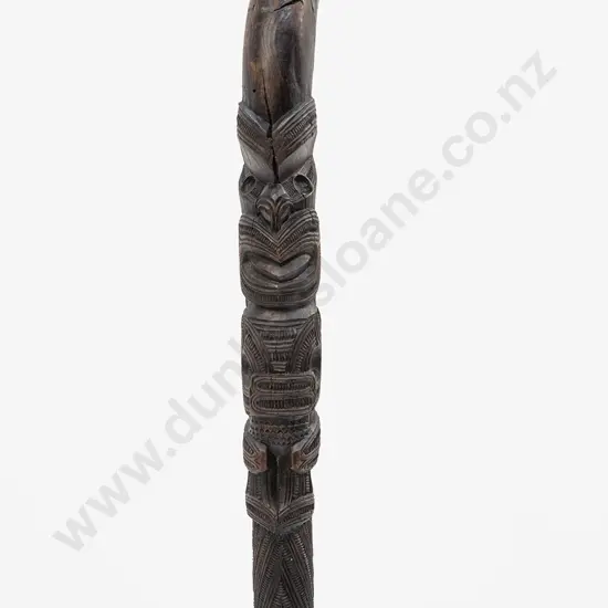 A 19th Century Finely Carved Ngati Tarawhai Tokotoko