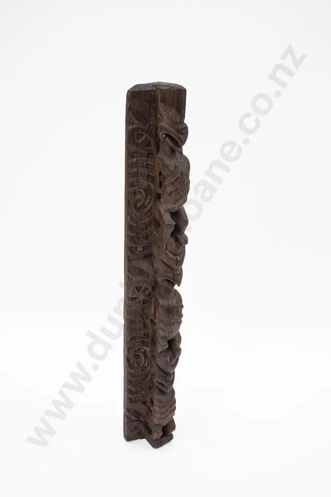 Carved Wooden Whakawae (Door Jamb) Section Image 1++