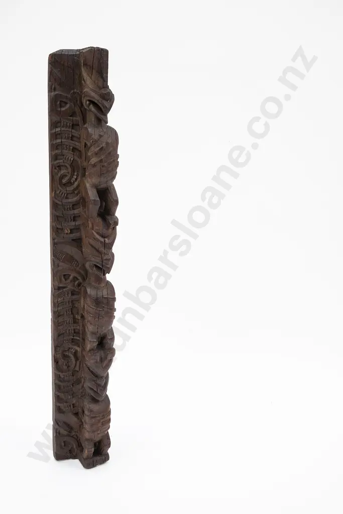 Carved Wooden Whakawae (Door Jamb) Section Image 1++