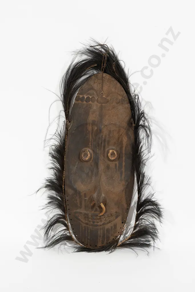 A Ramu River Mask From The Madang Province Image 1++