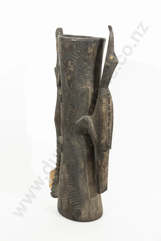 A Large Papua New Guinea Water Drum From The Chambri Area Image 1++