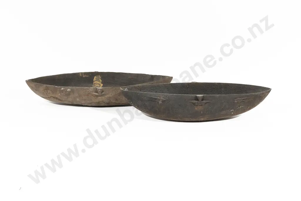 Two Elliptical Ramu River Food Bowls Image 1++