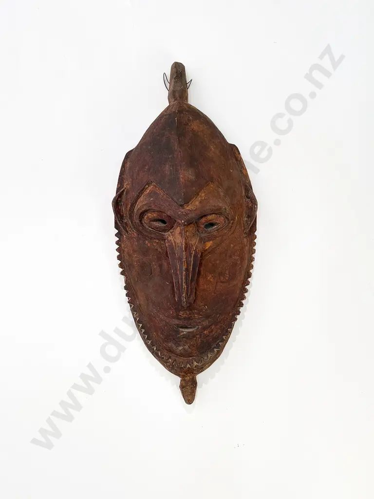 Three Papua New Guinea Spirit Head Masks Image 1++