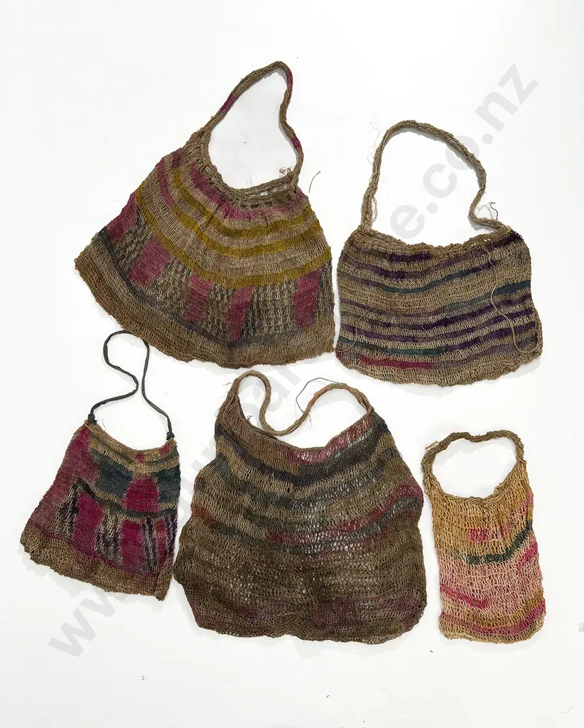 Five Papua New Guinea Billum Bags Image 1++