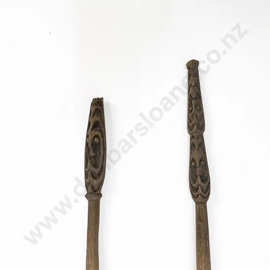 Two Ramu River Paddles From Papua New Guinea
