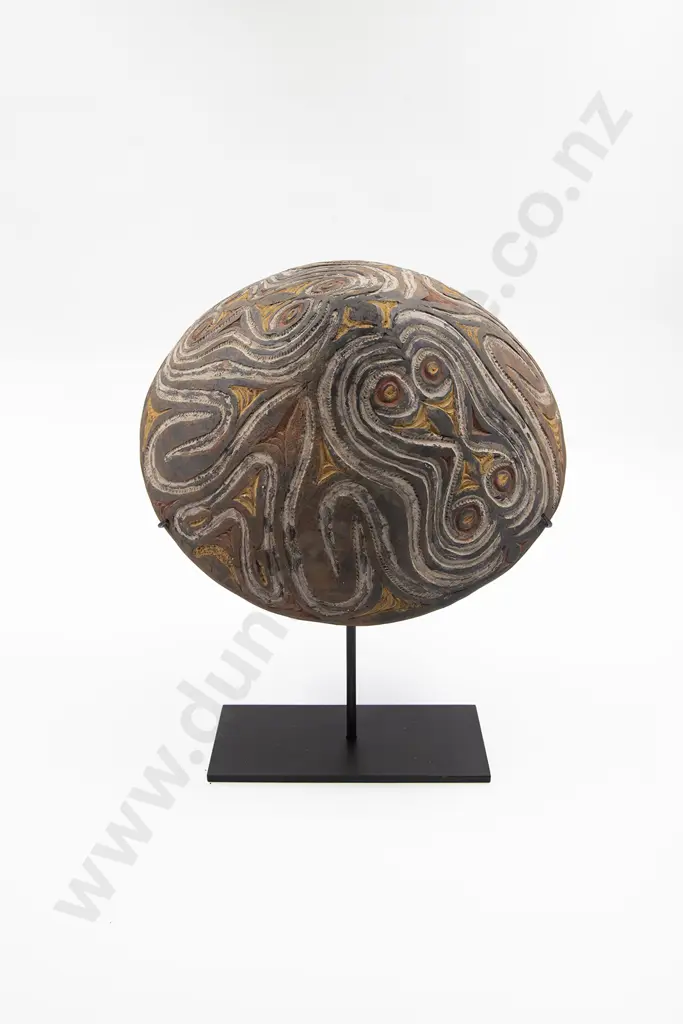 A Papua New Guinea Sepik River Bowl With Stand Image 1++