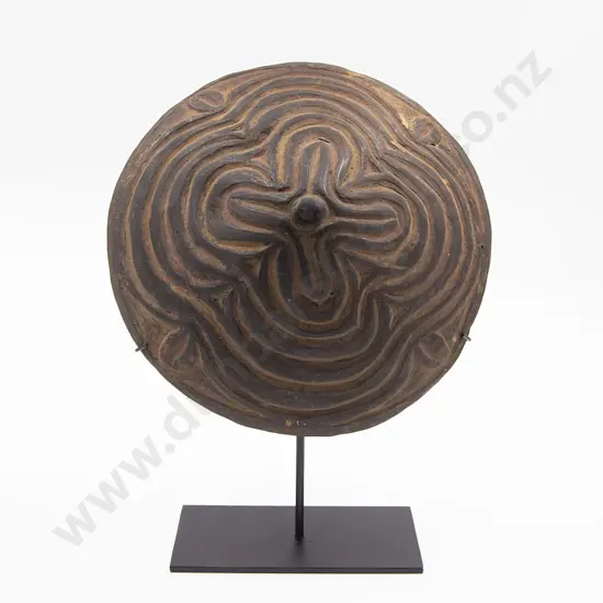 A Papua New Guinea Sepik River Bowl With Stand
