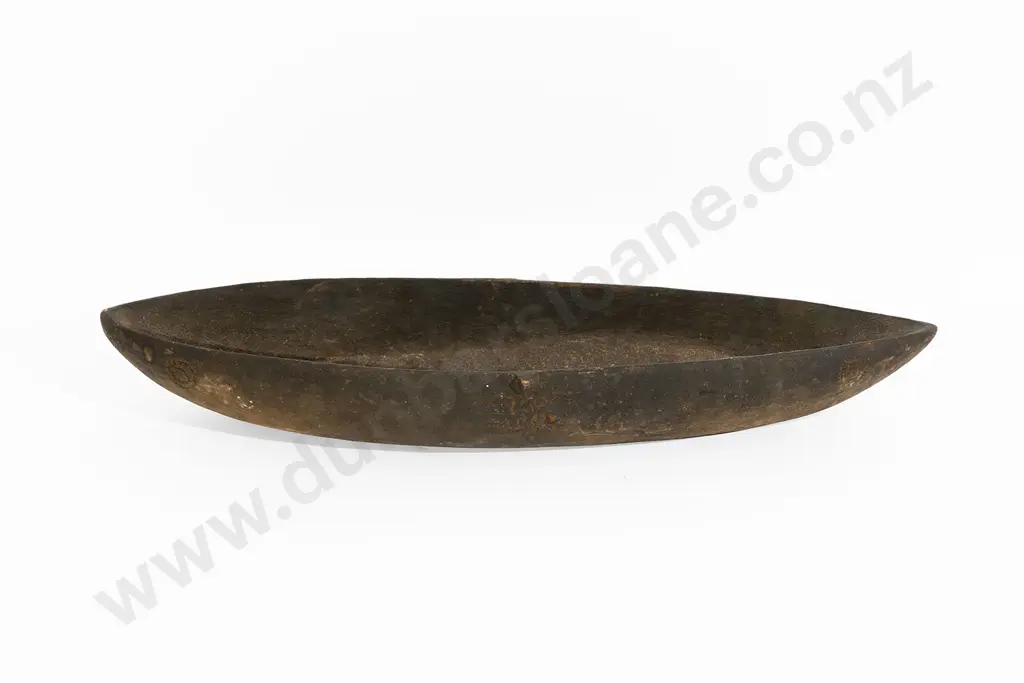 A Trobriand Islands Elliptical Feast Bowl Image 1++