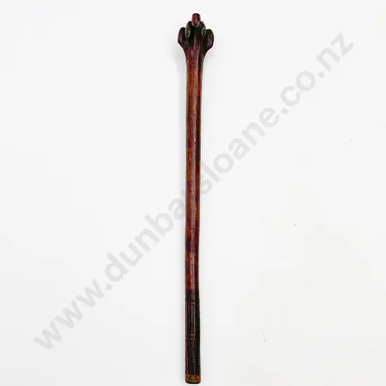 A Fijian Lobbed Vunikau (Long Roostock War Club)