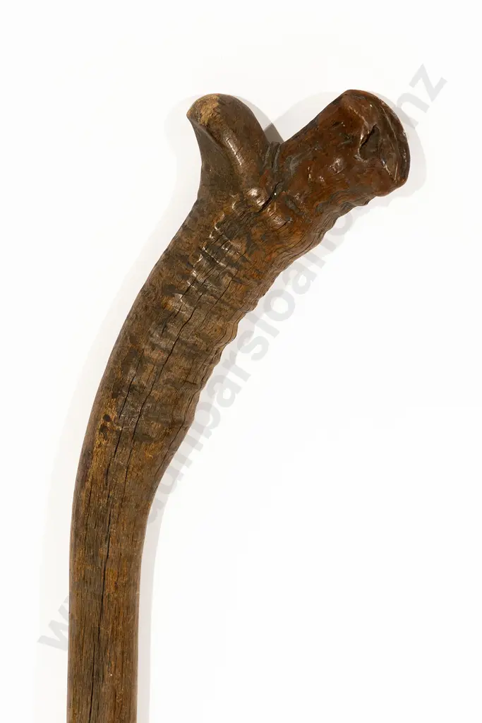 A 19th Century Fijian Ceremonial Dance Club (Kiakavo) Image 1++