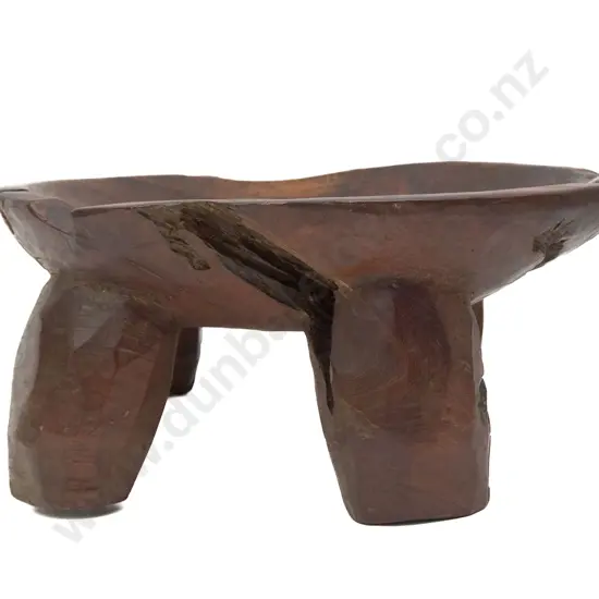 A Large Pacific Hardwood Kava Bowl