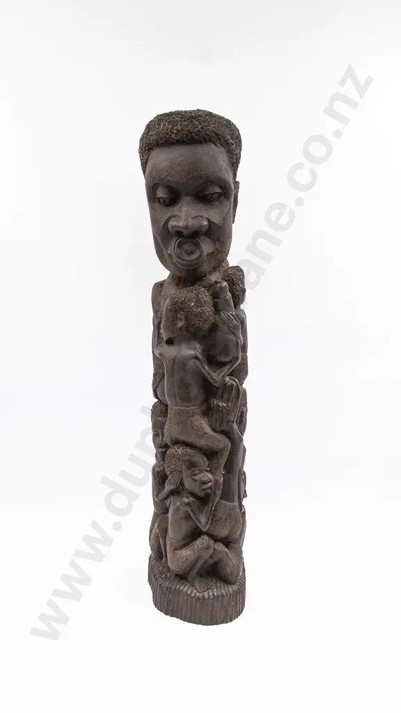 An African Makonde Tree Of Life Sculpture Image 1++