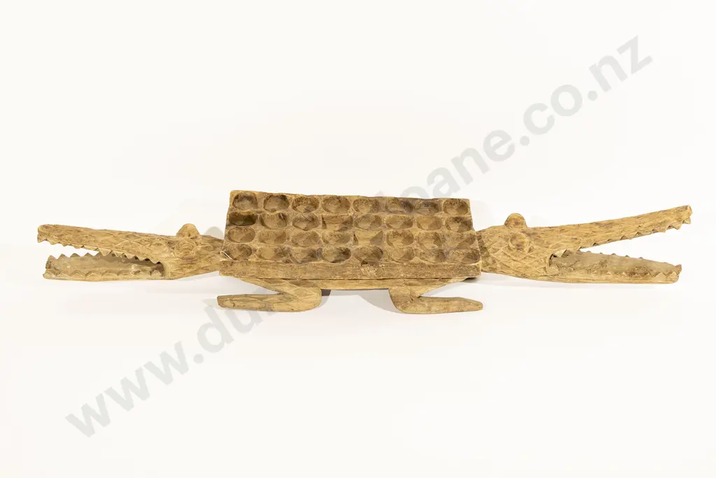 Large And Impressive Crocodile Game Board From The Dan Tribe Image 1++