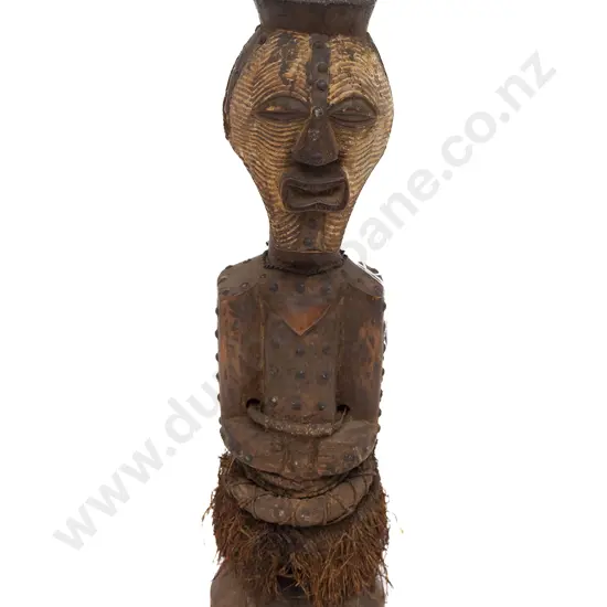 A Songye Tribe Double Sided Male/Female Figure