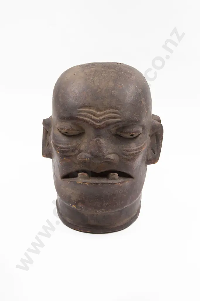 Makonde Double Headed "Lipiko" Helmet Mask. Image 1++