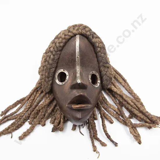 A Dan Mask with Plated Hair