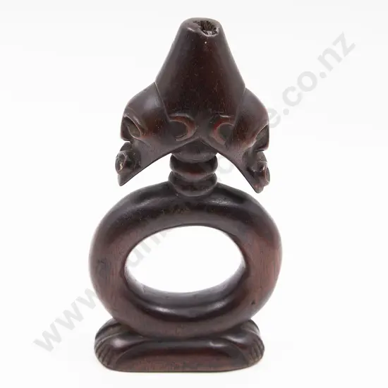 A Pair Of Carved Wood African Figures