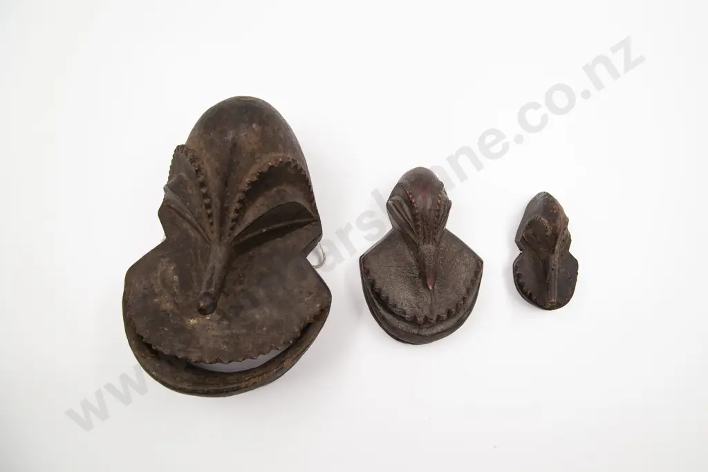 Three Hemba Monkey Masks Image 1++