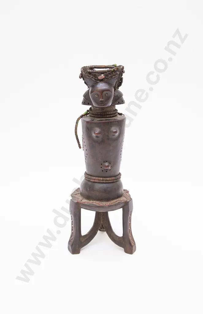 Zaroma Tribe Doll Figure With Beads Image 1++