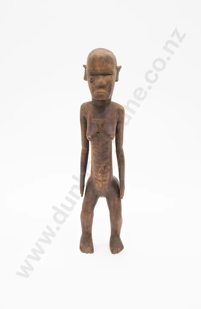 A Nyamwezi/Kerebe Standing Female Figure Image 1++