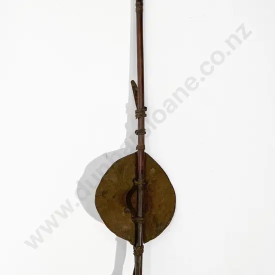 Staff With Leather Shield