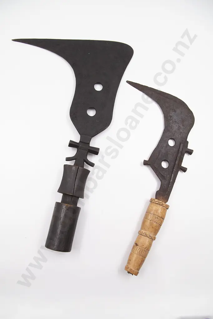 Two Mangbetu Tribe Knives Image 1++