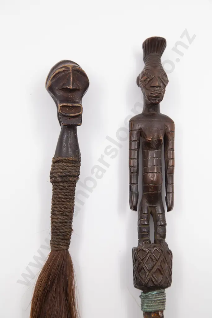 Two African Fly Whisks Image 1++