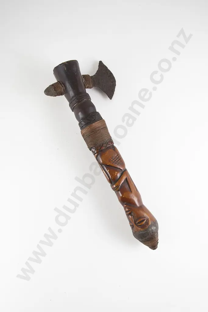 An African Maasai Tribe Seme Knife And A Chieftan's Axe Image 1++