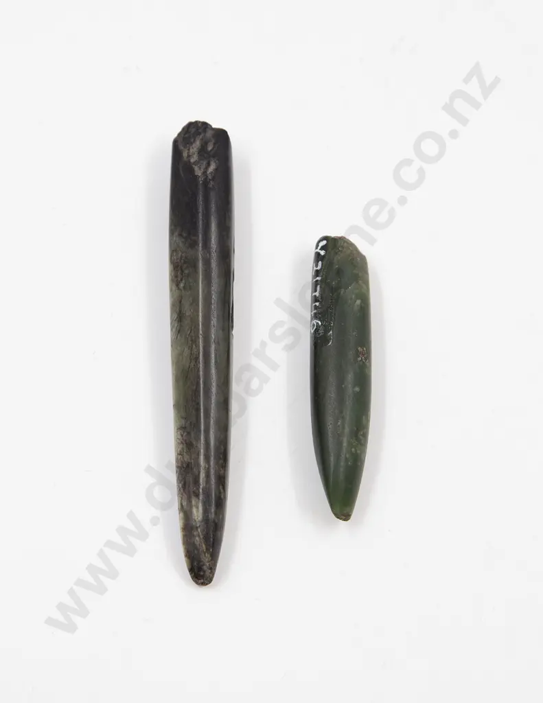 Two Pounamu Whao (Chisels) Image 1++