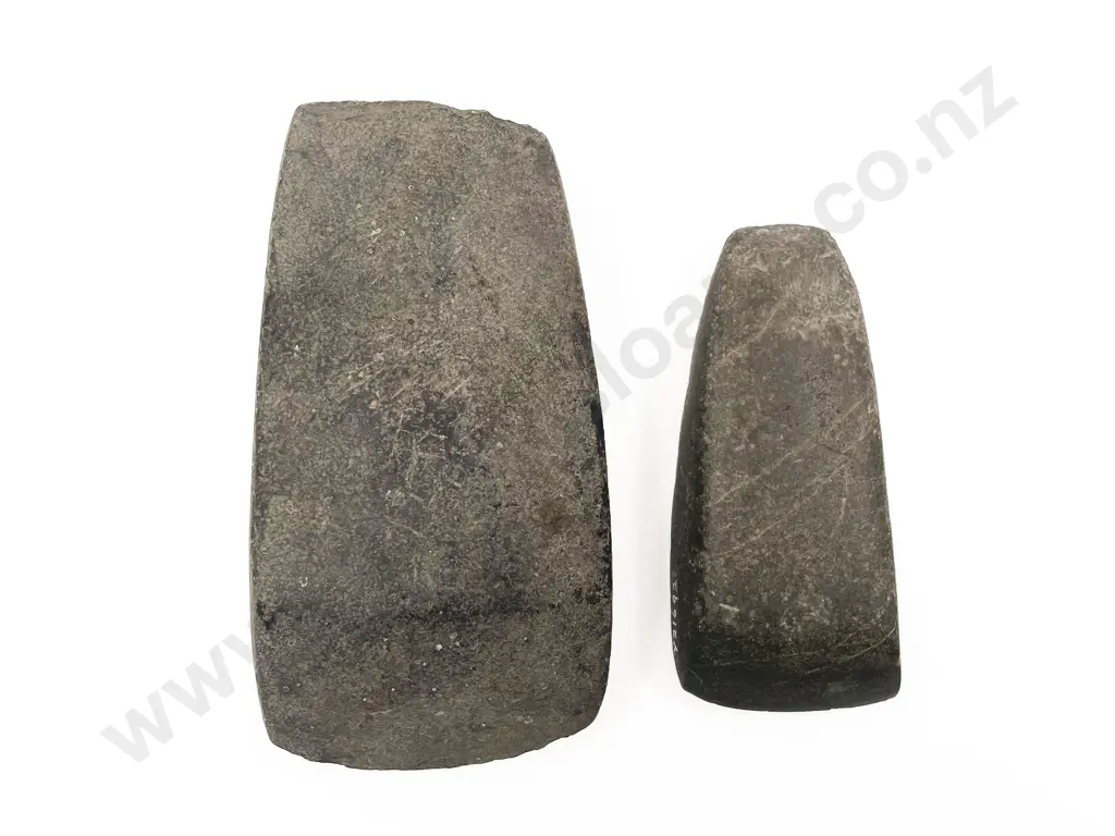 Two Pre-European Toki (Argillite) Image 1++