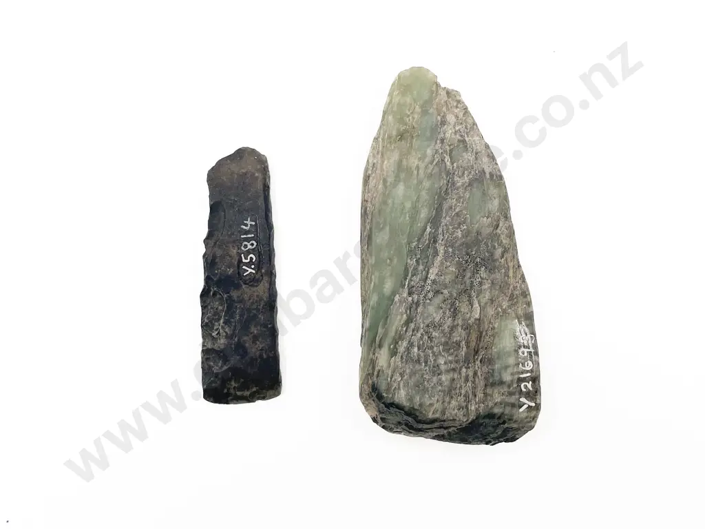 Worked Pounamu And A Small Toki Image 1++