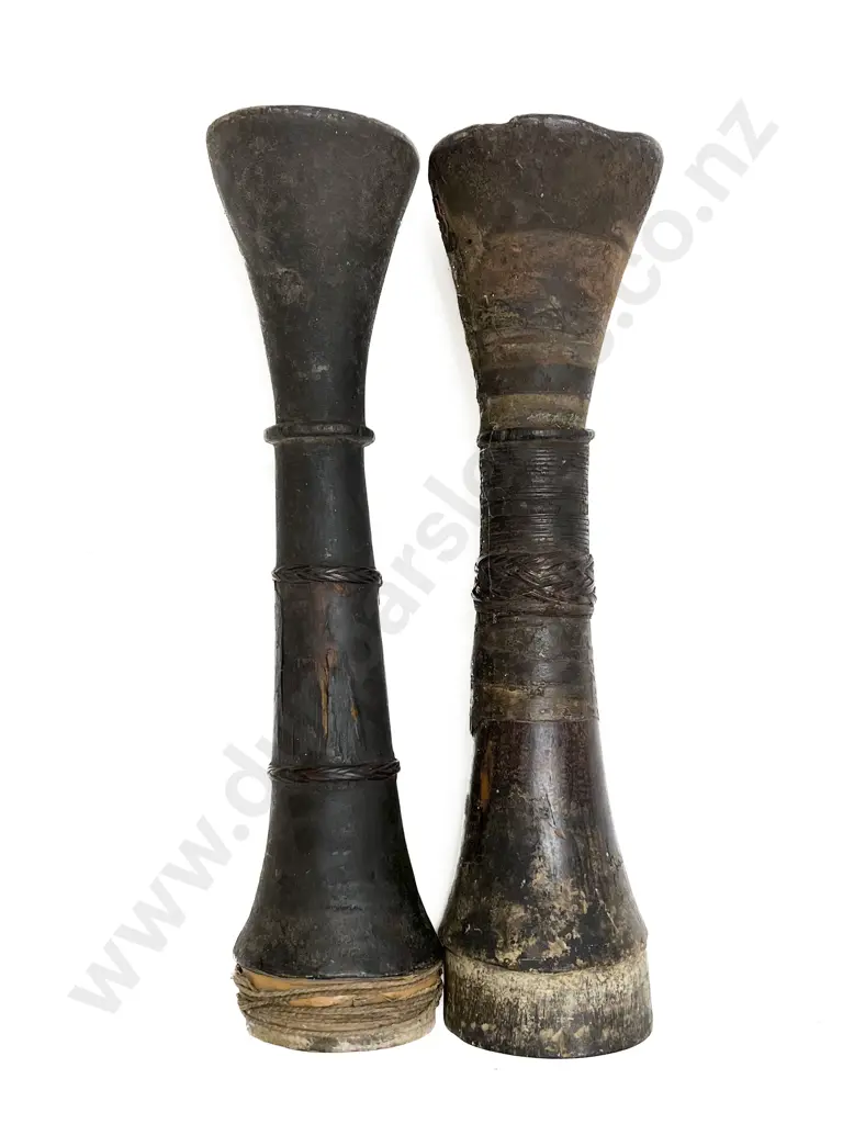 Two Papua New Guinea Sepic River Drums Image 1++
