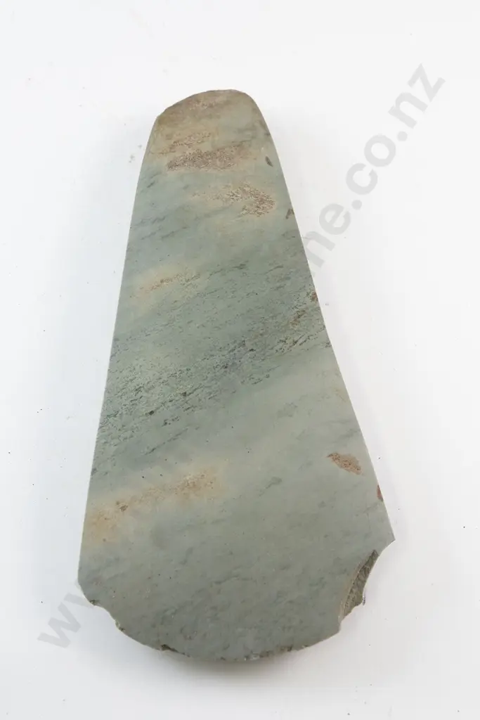A Papua New Guinea Pale Green Chloromelanite Adze Image 1++