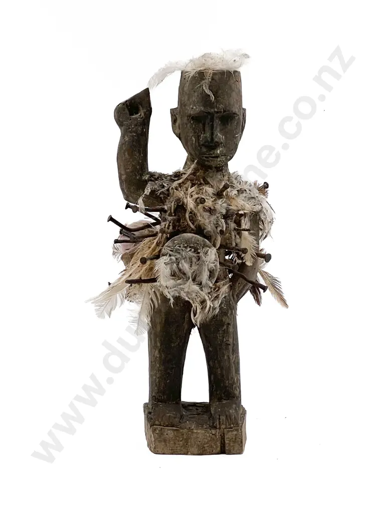 African Standing Fetish Figure Image 1++