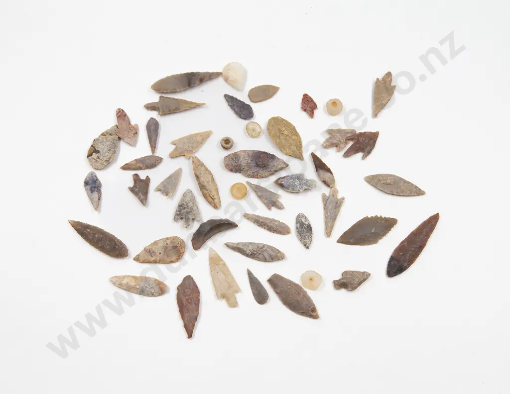 A Collection Of Neolithic Tools And Beads Image 1++