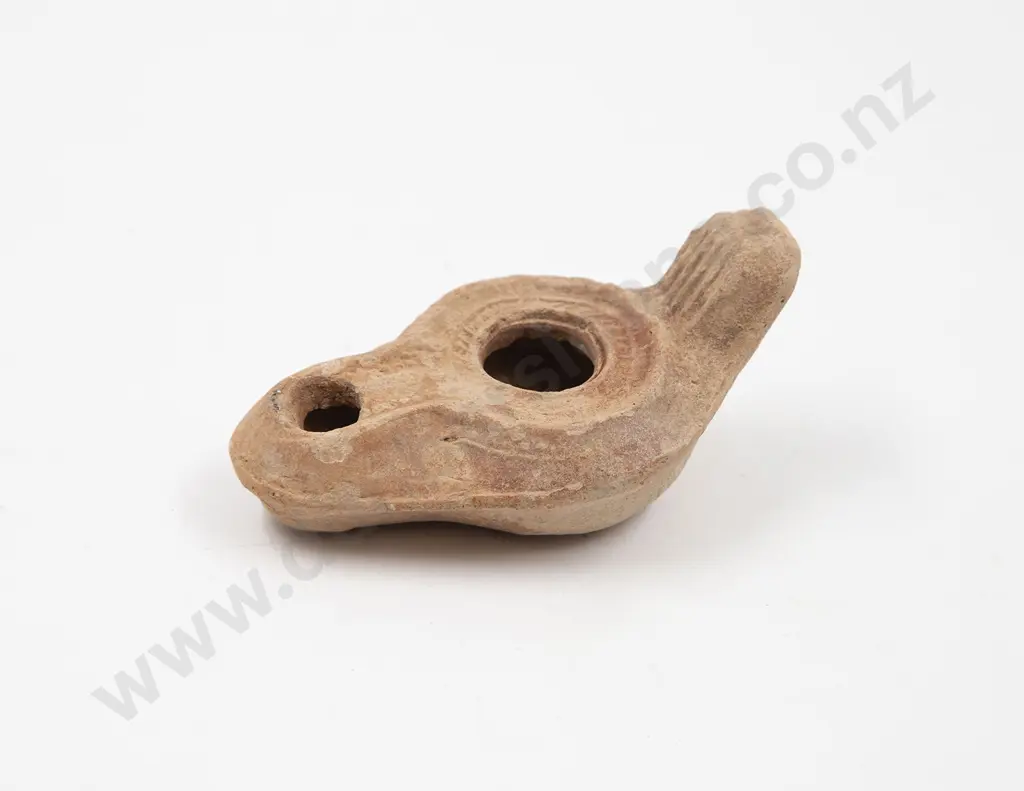 A Byzantine Christian Clay Oil Lamp 5th Century AD Image 1++