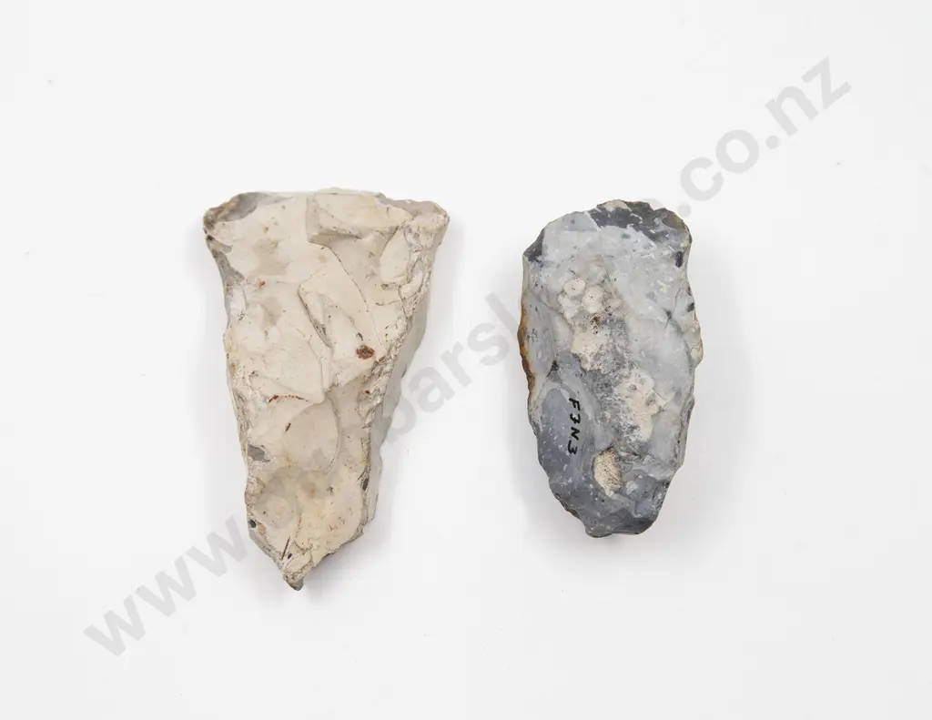 Two Worked Aerte Boelle Stone From Denmark Image 1++