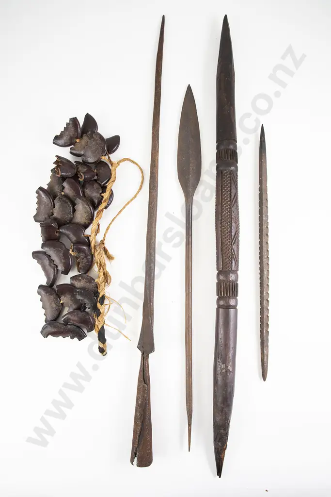 An Assortment Of Tribal Bladed Items And Medicine Containers (15 Pieces) Image 1++