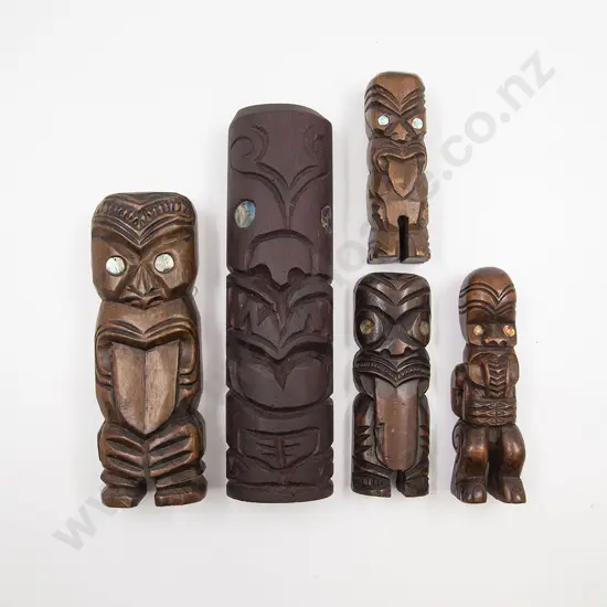 Five Pou Whakairo