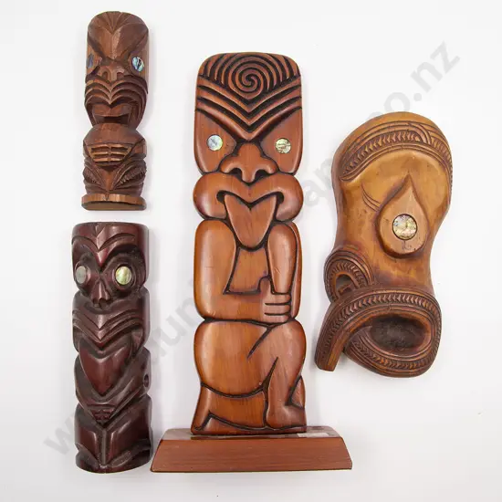 Four Carved Figures