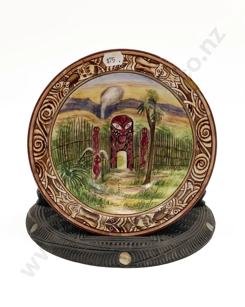 Hand-Painted Winton Maoriland Bowl Image 1++