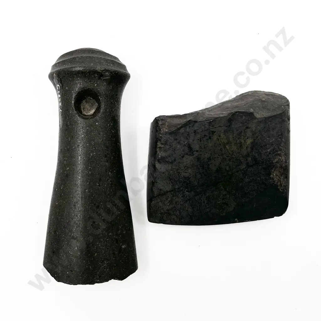 A Toki Blade And The Grip Section Of A Patu Onewa (Short Hand Club) Image 1++