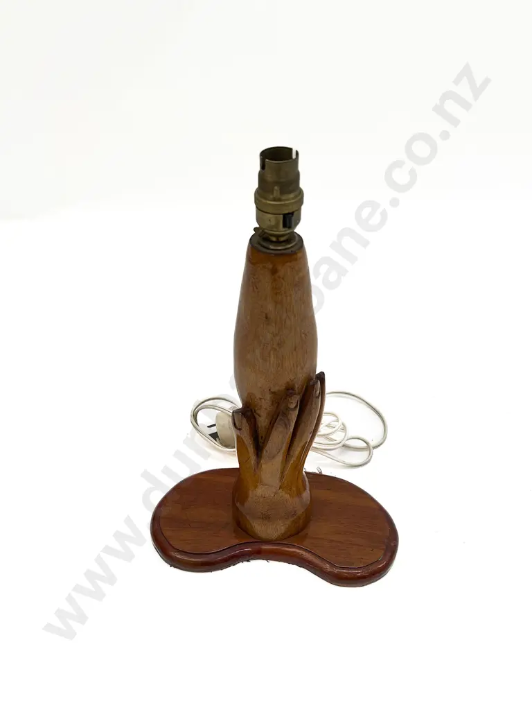 Wooden Lamp From The Pitcairn Islands Image 1++