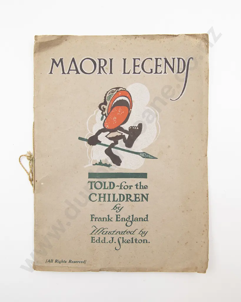 Book Of Maori Legends For Children (1937) Image 1++